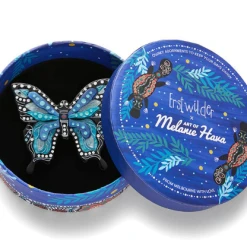 Erstwilder Melanie Hava Butterfly Gunggamburra Brooch -Fable England shop ButterflyBR2