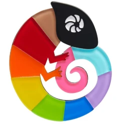 Fable England shop 6 Erstwilder Pride And Joy Carmels Colourful Chameleon Brooch