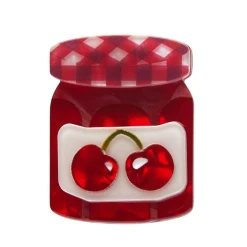 Erstwilder Botanical Fruit Black Cherry Precious Preserve Mini Brooch