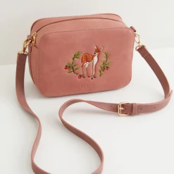 Fable England shop 54 Fable England Fawn Embroidered Camera Bag