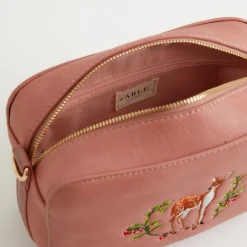 Fable England Fawn Embroidered Camera Bag -Fable England shop FawnCamera6