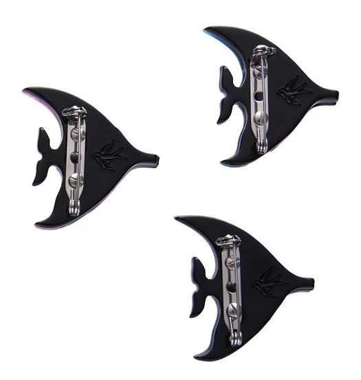 Erstwilder Melanie Hava Fish Guya Mini Brooch Set 3 Erstwilder Melanie Hava Fish Guya Mini Brooch Set - Image 3