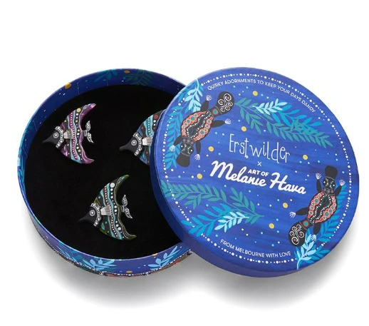 Erstwilder Melanie Hava Fish Guya Mini Brooch Set 2 Erstwilder Melanie Hava Fish Guya Mini Brooch Set - Image 2