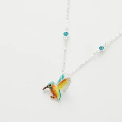 Fable England Kingfisher Short Necklace