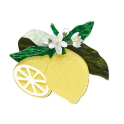 Erstwilder Botanical Fruit Lemon Drop Brooch