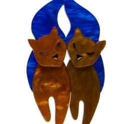 Erstwilder 10th BD The Lovecats Brooch