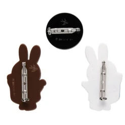 Erstwilder Miffy And Melanie Mini Brooch Set 5 Erstwilder Miffy And Melanie Mini Brooch Set -Fable England shop MiffyMelanie3