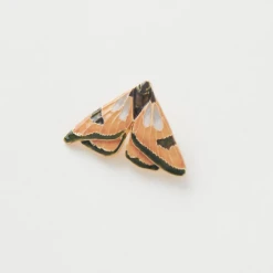 Fable England Enamel Moth Brooch