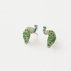 Fable England Peacock Earrings