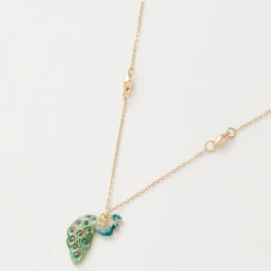 Fable England Peacock Short Necklace