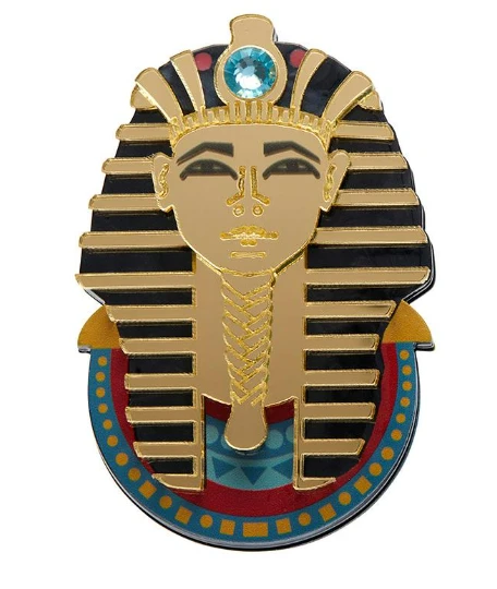 Erstwilder Egyptian Revival The Boy Kind Tutankhamun Brooch 1 Erstwilder Egyptian Revival The Boy Kind Tutankhamun Brooch